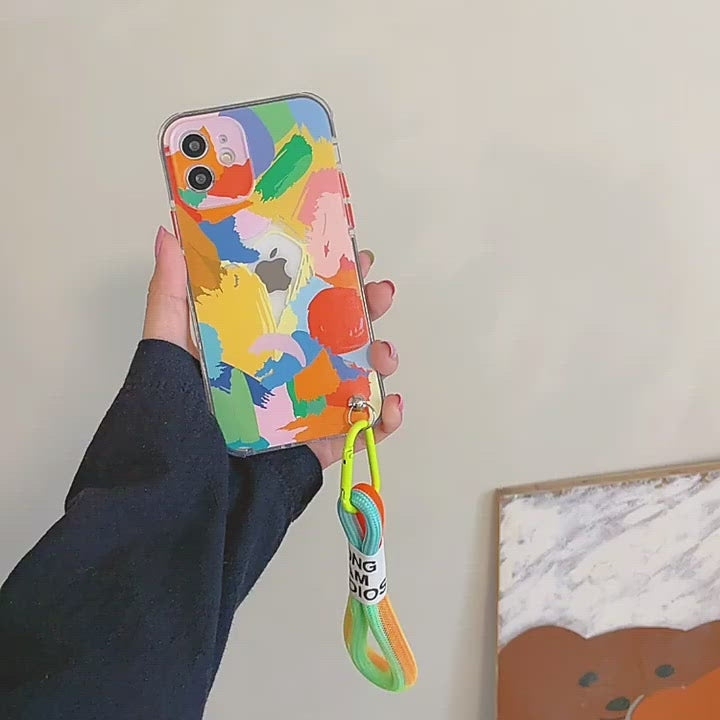 Graffiti Oil Paint Case Bracelet (A)