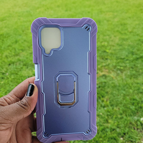 Outterbox Purple With Tempered Glass