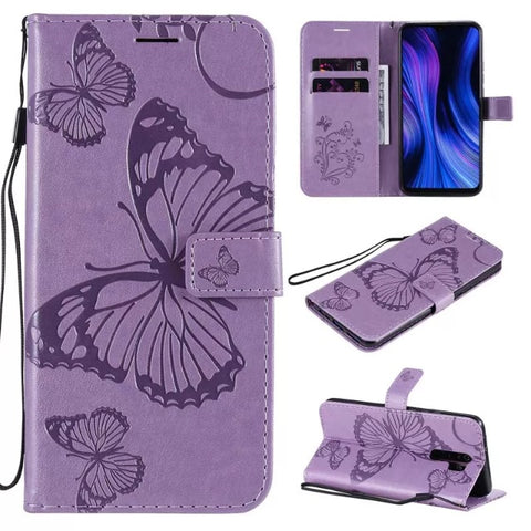 Wallet Purple Butterfly