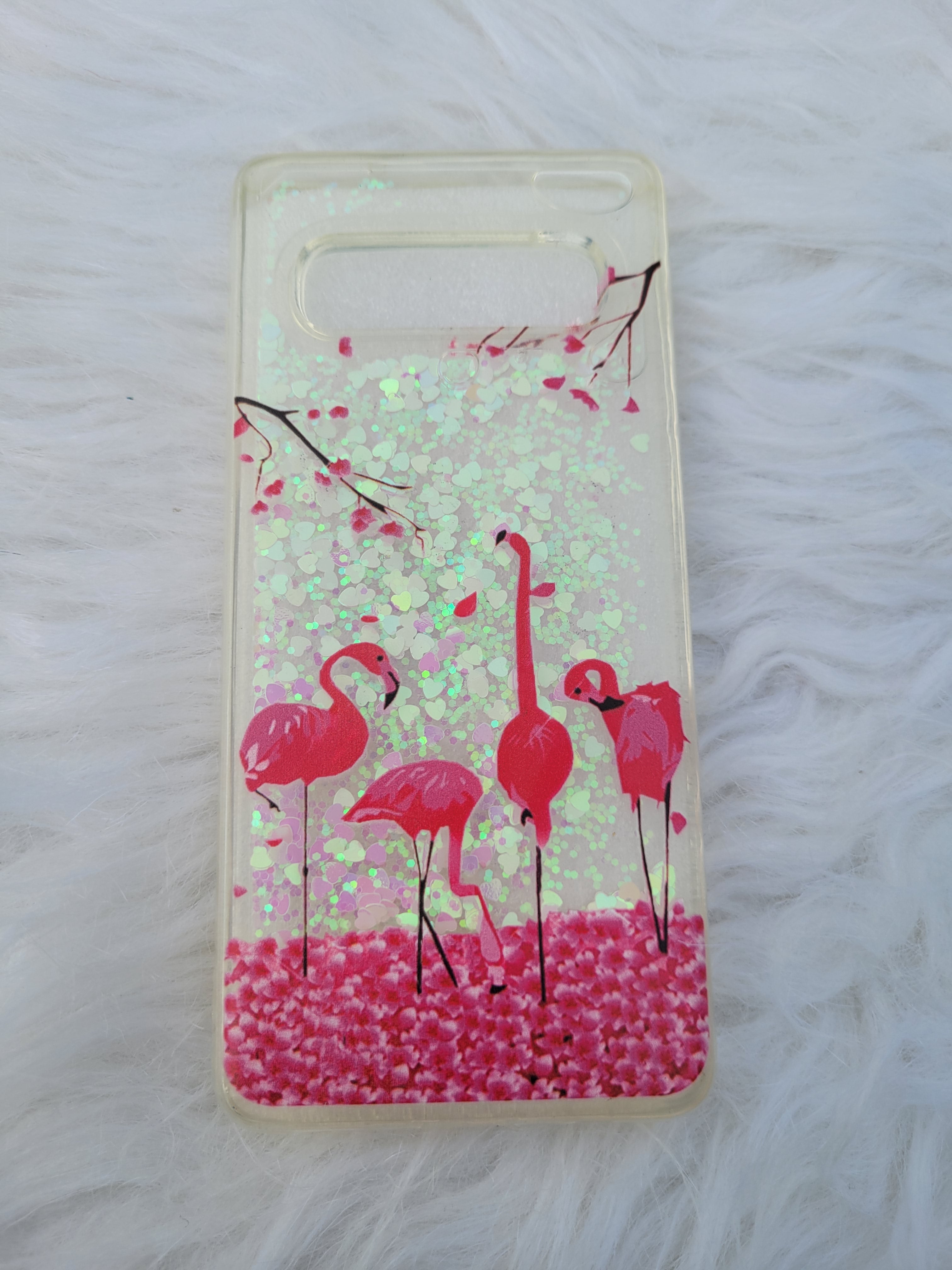 Flamingo Glitter Liquid