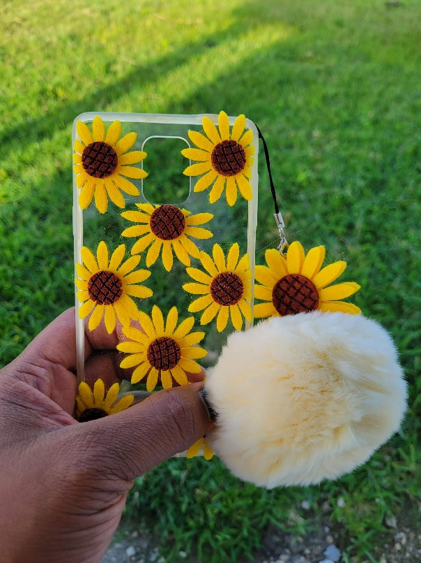 Sunflower With Puff