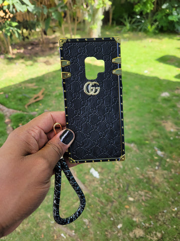 Gucci Black Leather Case