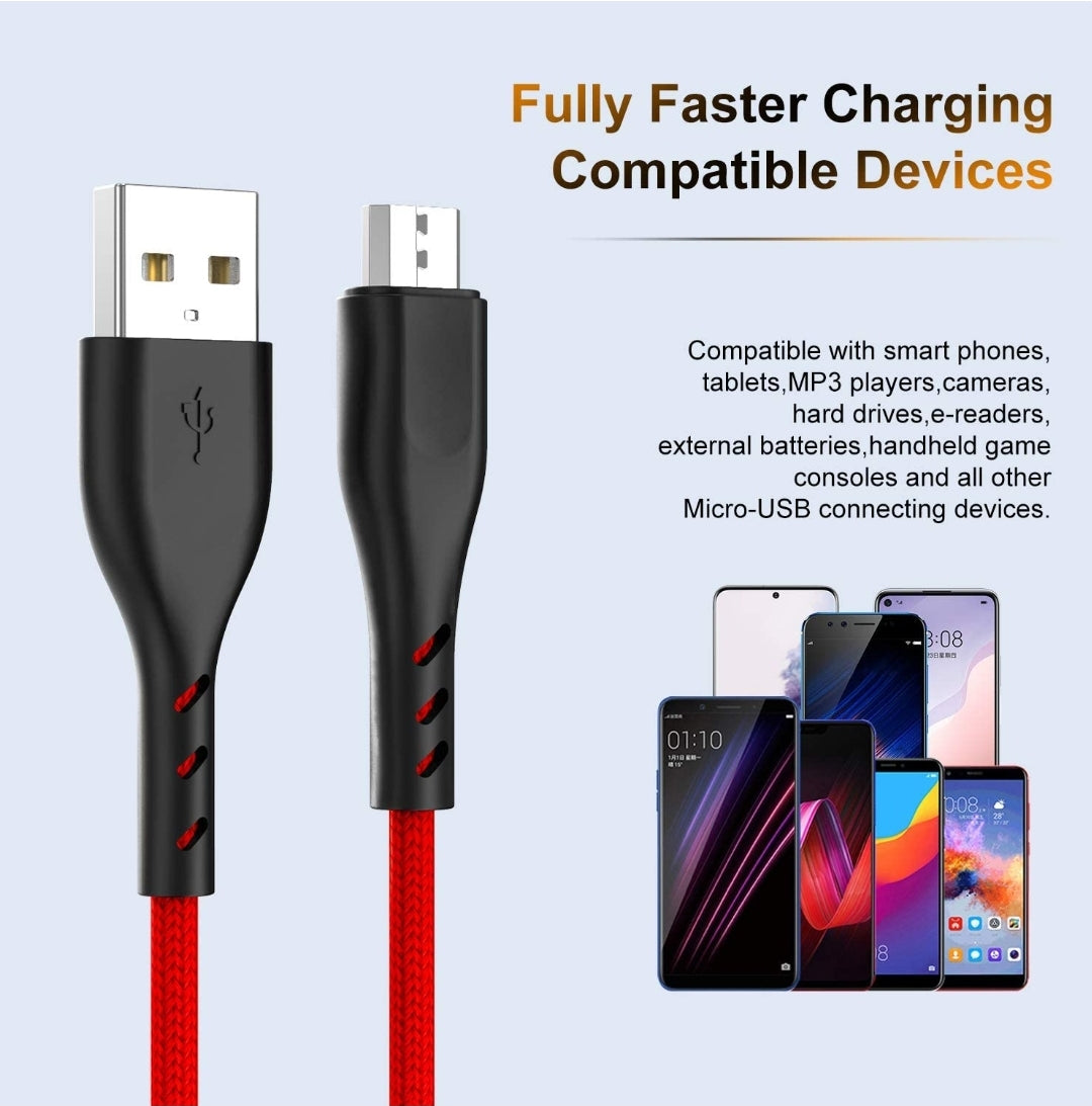 Charging Cable Micro USB Braided
